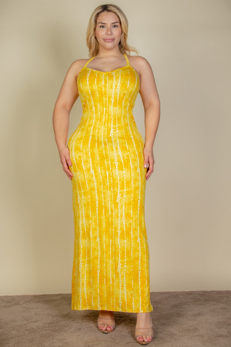 plus size tie dye bodycon dress Printed Cami Maxi – Street Fashion Color:Metallic Blue have for any wardrobe 5/8/2026 Black Birthday Dress Inspiration: