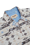 Men's Western Pearl Snap Aztec Print Shirt