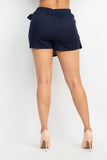 SIDE TIE ASYMMETRICAL SKORT