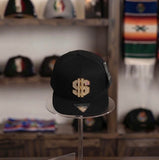 Rhinestone Dollar Sign Snapback Hat