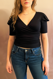 Short Puff Sleeve Top