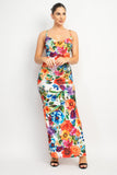 Side Slit Printed Maxi Dress Side Slit Printed Maxi Dress