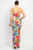 Side Slit Printed Maxi Dress Side Slit Printed Maxi Dress