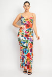 Side Slit Printed Maxi Dress Side Slit Printed Maxi Dress