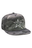 Star Metallic Camo Snapback