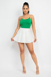 HIGH-RISE FLARE WRAP SKORT