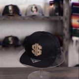 Rhinestone Dollar Sign Snapback Hat