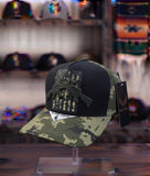 Camo Tactical Eagle Trucker Hat