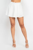 HIGH-RISE FLARE WRAP SKORT