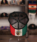 Black Mexico Flag Trucker Snapback