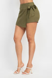 SIDE TIE ASYMMETRICAL SKORT
