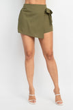 SIDE TIE ASYMMETRICAL SKORT