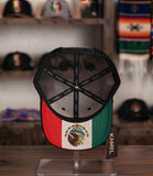 Black/Grey Mexico Flag Trucker Snapback