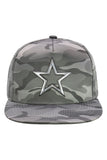 Star Metallic Camo Snapback
