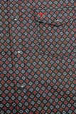 Men's Short Sleeve Pearl Snap Print Shirt