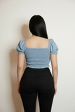 Smock It up Crop Top