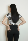 Graphic Crop Top