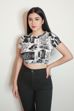Graphic Crop Top