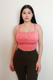Ruched Crop Top