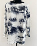 Gray Ivory Long Sleeve Top