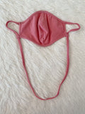 Solid Face Mask with Neck Straps