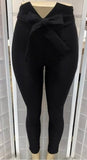 Black Solid Pants